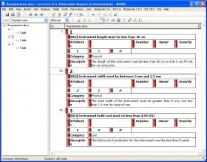 DOORS Export in Word
