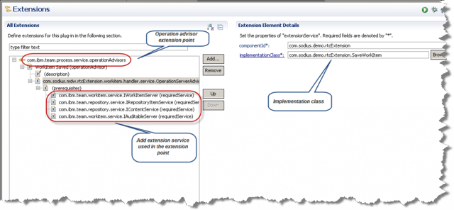 Extension point overview