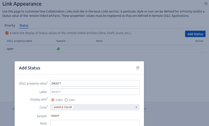 links-Appearance-Customization-oslc connect for jira-sodiuswillert