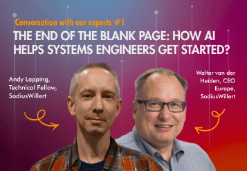 An interview of Walter van der Heiden and andy Lapping on the role of AI in Systems Engineering, including MBSE