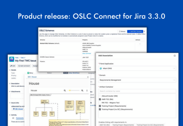 3.3.0 release: simplified Project Association, new OSLC Schemes, and Teamwork Cloud support