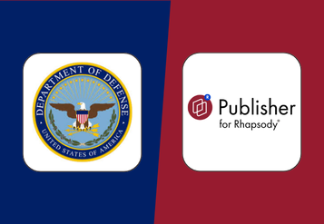 An illustration for a customer story: U.S. DoD using SodiusWillert Publisher for IBM Rhapsody