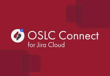 an illustration of the new logo of our upcoming product: OSLC Connect for Jira Cloud. This article announces the release.