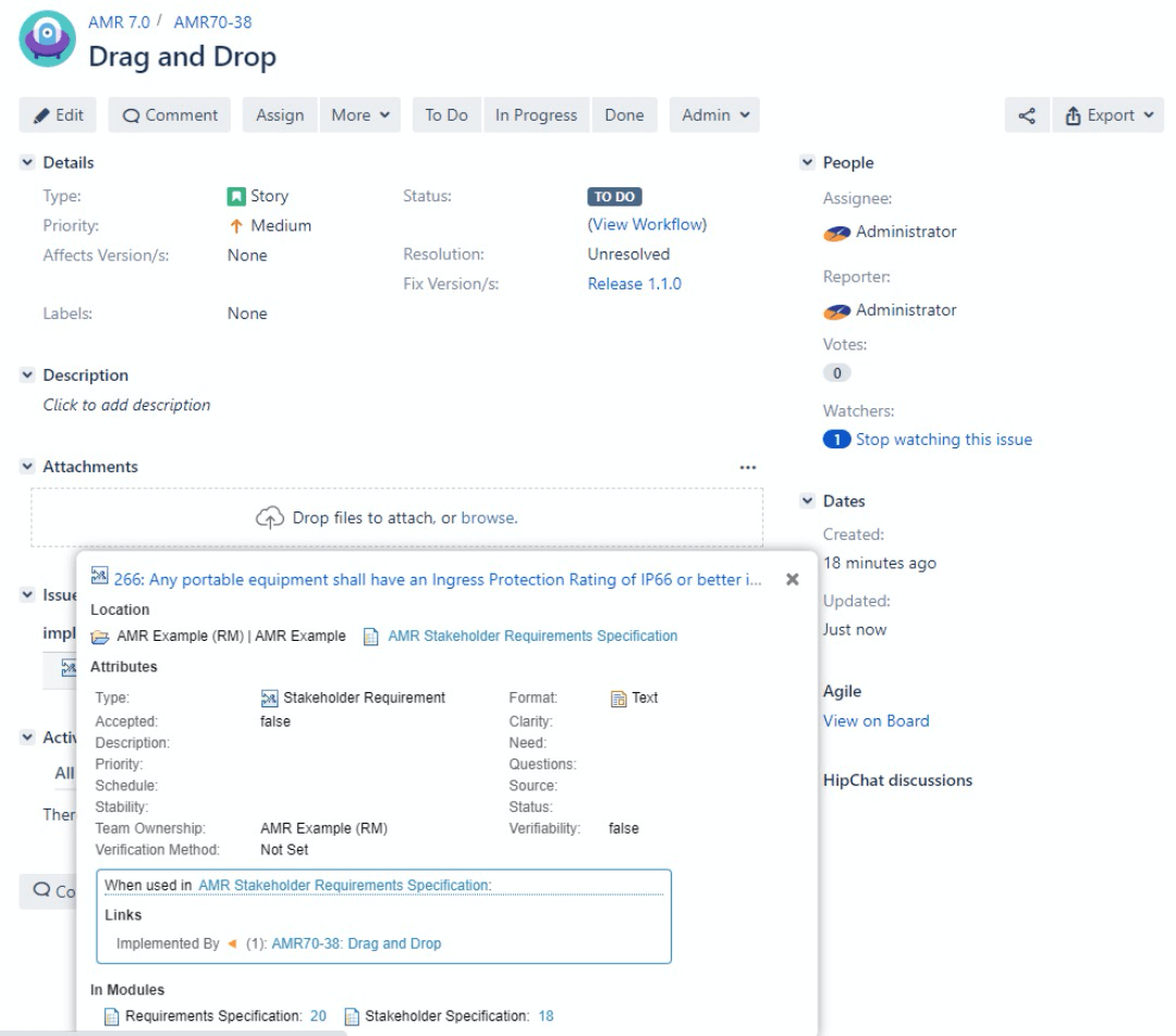 Recommendations on Using Changes with Configurations in DOORS Next