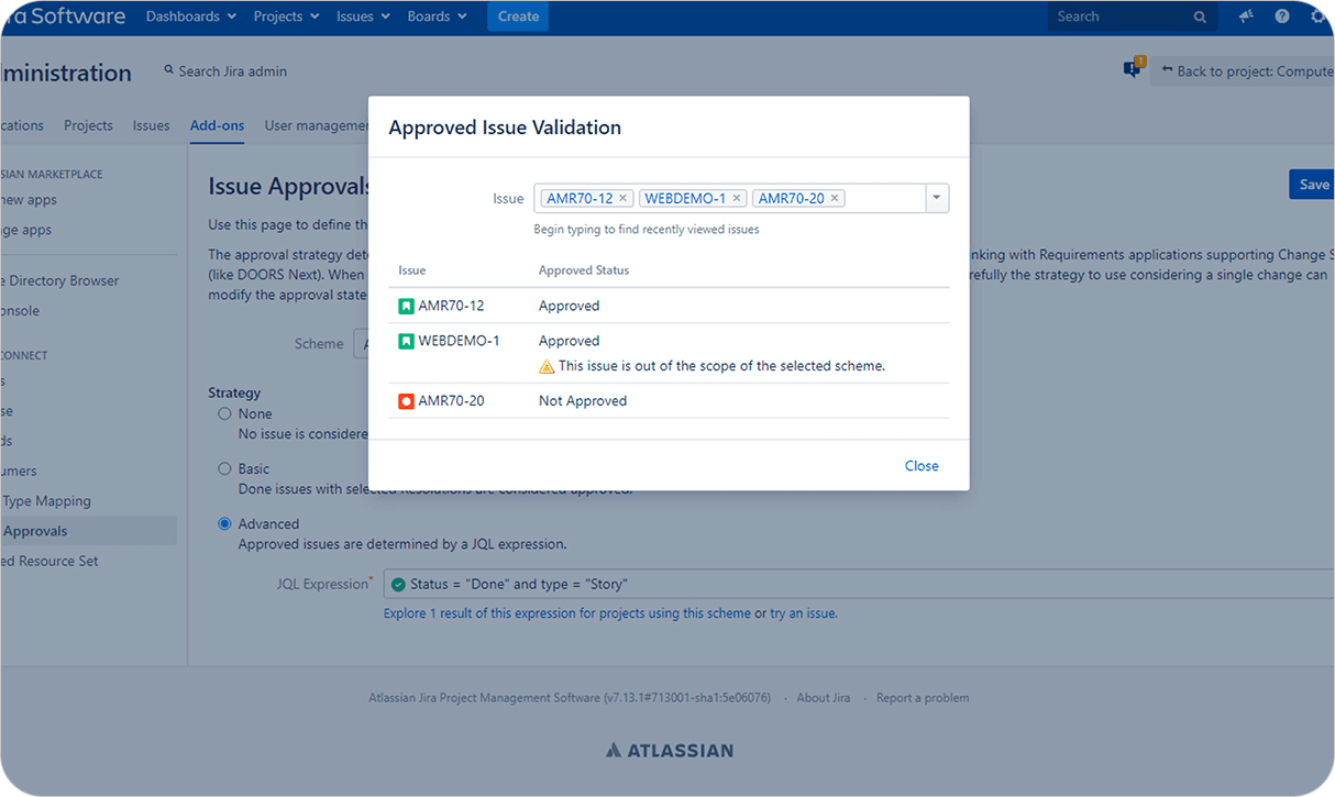 Manage Change Approvals within Jira_Jira DOORS Next interation_OSLC Connect for Jira_SodiusWillert_1