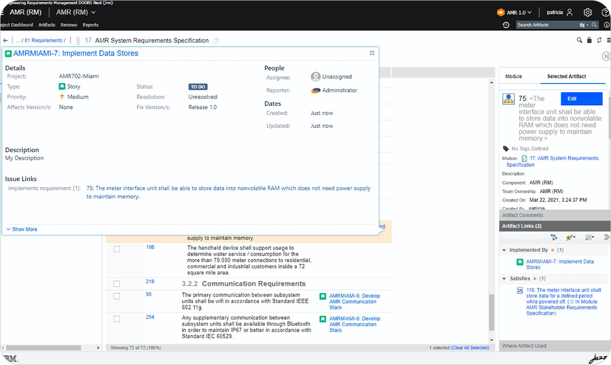 Track Jira Artifacts from DOORS Next_Jira DOORS Next interation_OSLC Connect for Jira_SodiusWillert_2