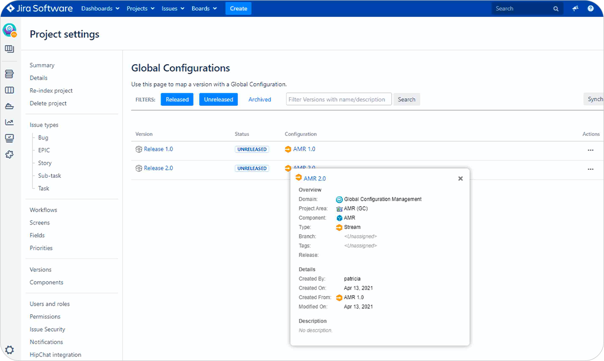 Work with Configurations_Jira DOORS Next interation_OSLC Connect for Jira_SodiusWillert_1