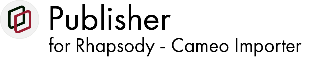 Logo_all-products-MagicDraw Publisher for Rhapsody-cameo-importer_SodiusWillert_2022_black