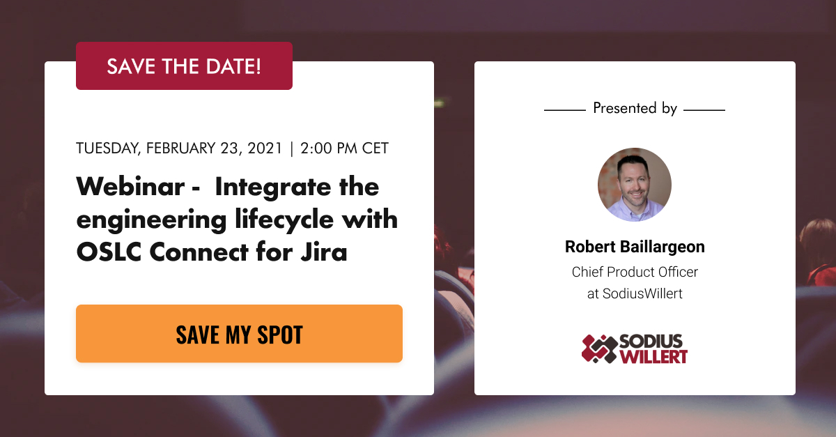 Webinar: Integrate the Engineering Lifecycle with OSLC Connect for Jira